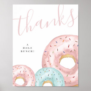 POSTER SIGNE DU PARTI DONUT