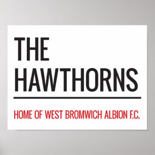 Poster SIGNE DU STADE DES Hawthorns