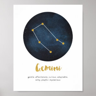 Poster Signe Gemini