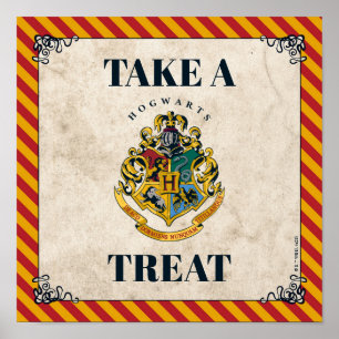 Poster Signe Harry Potter Hogwarts Anniversaire Prenez un