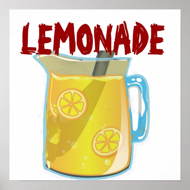 POSTER SIGNE LEMONADE (Devant)