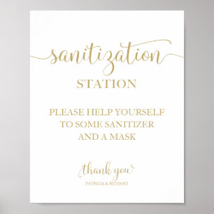 Poster SIGNE Mariage de calligraphie Chic