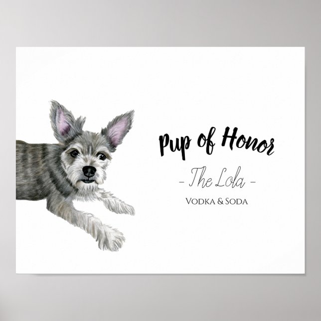 Poster SIGNE Mariage de chien (Devant)