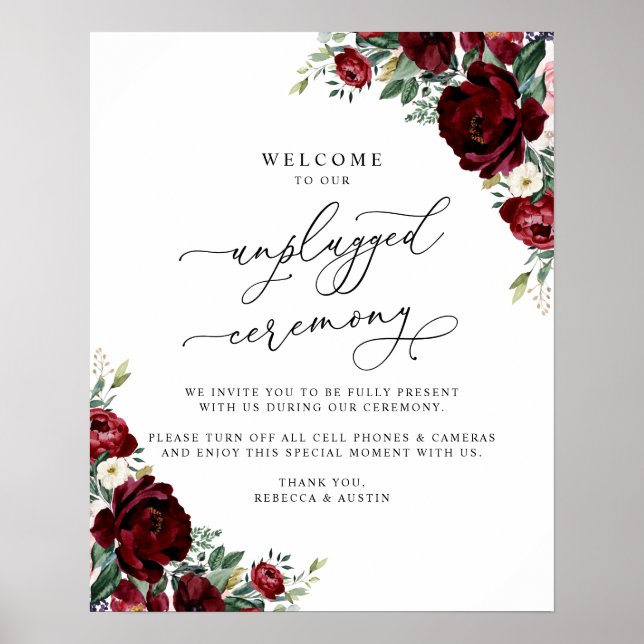 Poster SIGNE Mariage de la cérémonie de débranchement Rus (Devant)