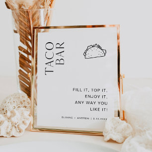 Poster SIGNE Mariage HARLOW Taco Bar