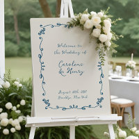 SIGNE Mariage illustrée manuscrit en blanc