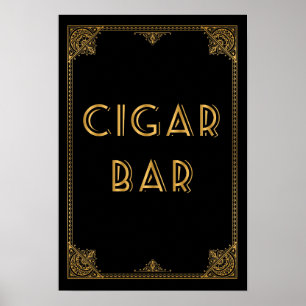 Poster SIGNE mariage inspiré Gatsby