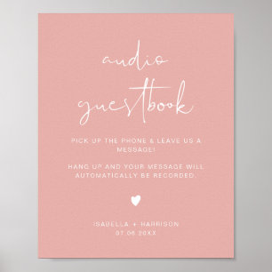 Poster SIGNE Mariage LEAH Vibrant Pastel Audio