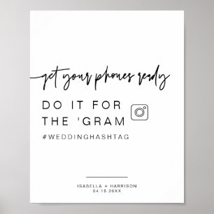 Poster SIGNE Mariage MARLO Modern Bold Instagram