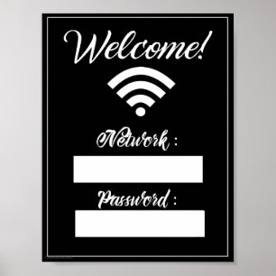 Poster Signe WiFi
