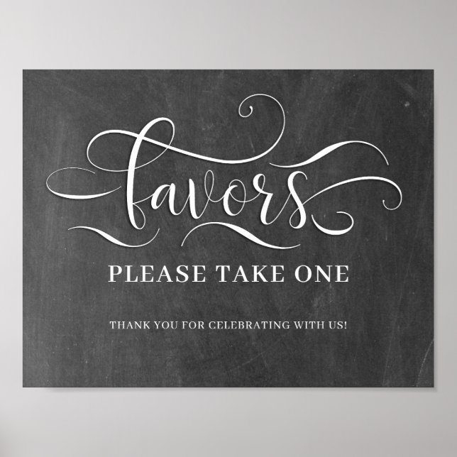 Poster Signer Les Faveurs De Mariage - S'Il Vous Plaît Pr (Devant)