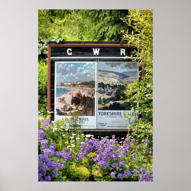 POSTER SIGNES D'ANCIENNE GARE (Devant)