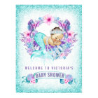 Signes de Baby shower de sirène