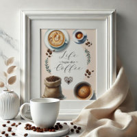 Signes de barre de café