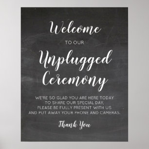 Poster Signes de cérémonie de débranchement du Mariage Ch