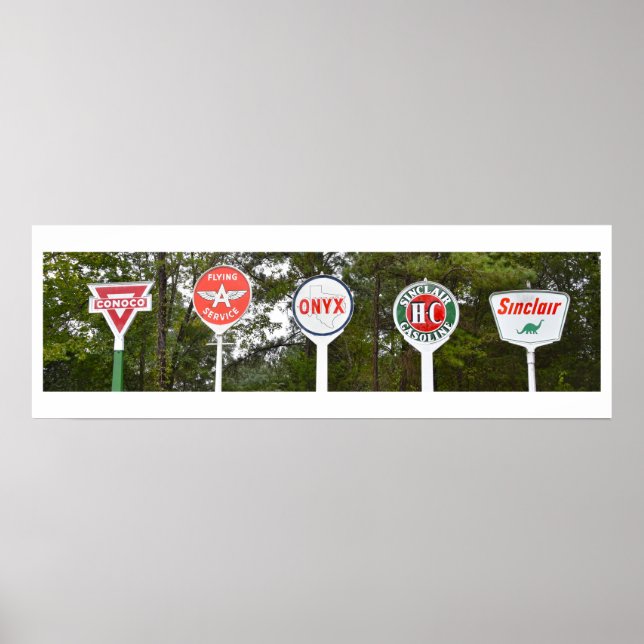Poster Signes de la compagnie pétrolière (Devant)