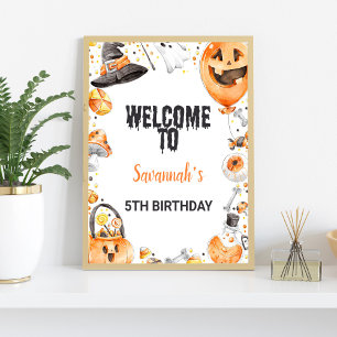 Poster Signes extérieurs Halloween