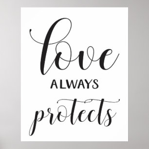 Poster Signes mariages - 1 Corinthiens 13