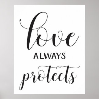 Poster Signes mariages - 1 Corinthiens 13