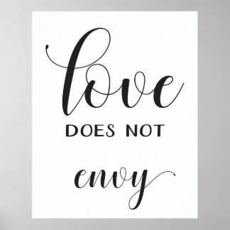 Poster Signes mariages - 1 Corinthiens 13