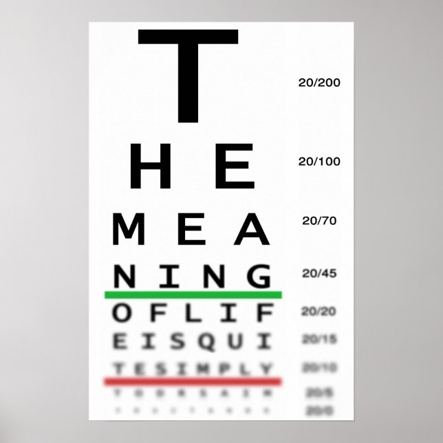 Poster Signification De L'Oeil De Vie (Devant)