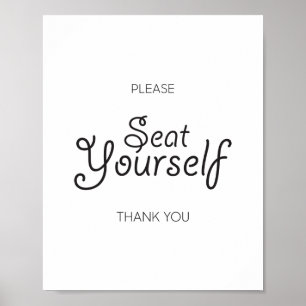 Poster S'Il Vous Plaît Asseyez-Vous