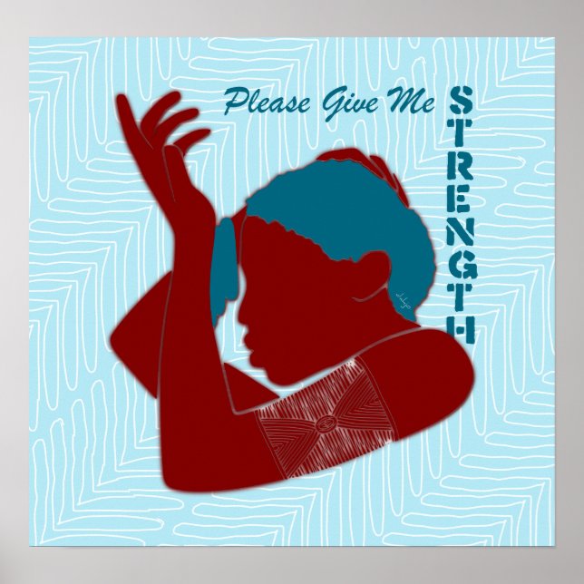 Poster S'Il Vous Plaît, Donnez-Moi Force (Devant)