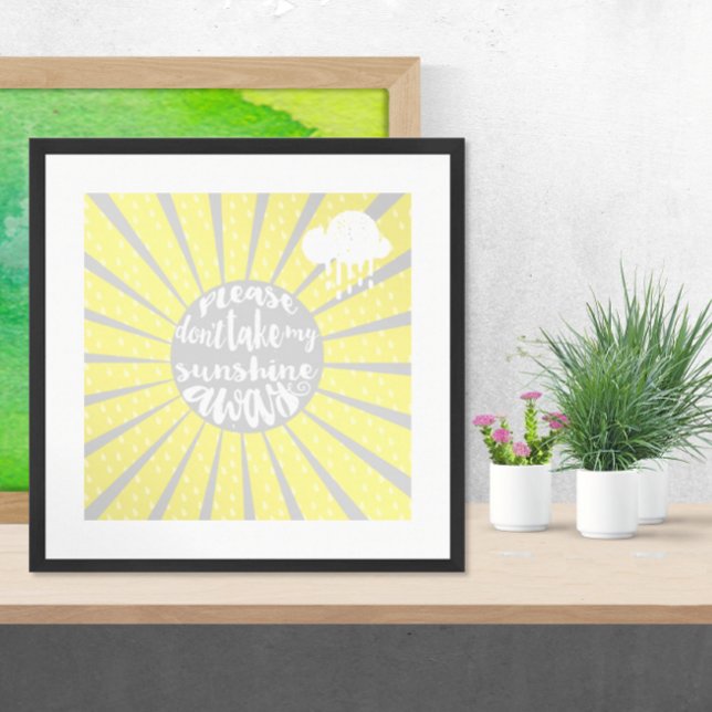 Poster S'il vous plaît ne prenez pas mon soleil (Créateur téléchargé)