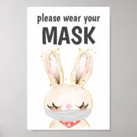 S'Il Vous Plaît Porter Un Panneau Masque, Masque R