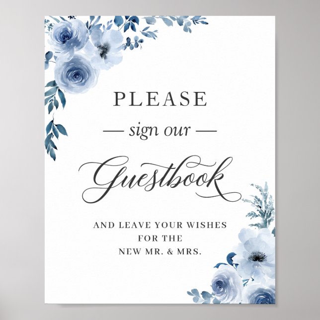 Poster S'Il Vous Plaît Signez Notre Livre D'Invité Boho D (Devant)