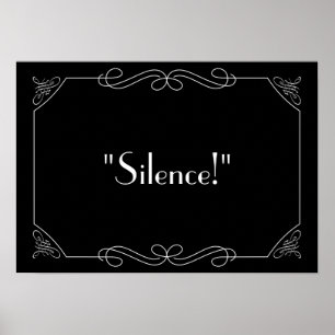 Poster Silence !