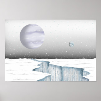 Poster Silence d'une étoile gelée.