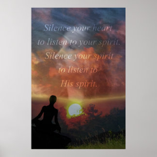 Poster Silence ton coeur