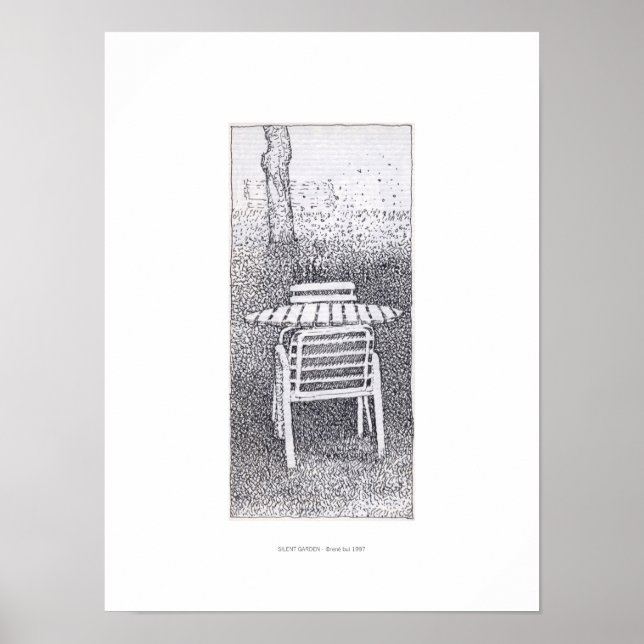 Poster SILENT GARDEN (Devant)