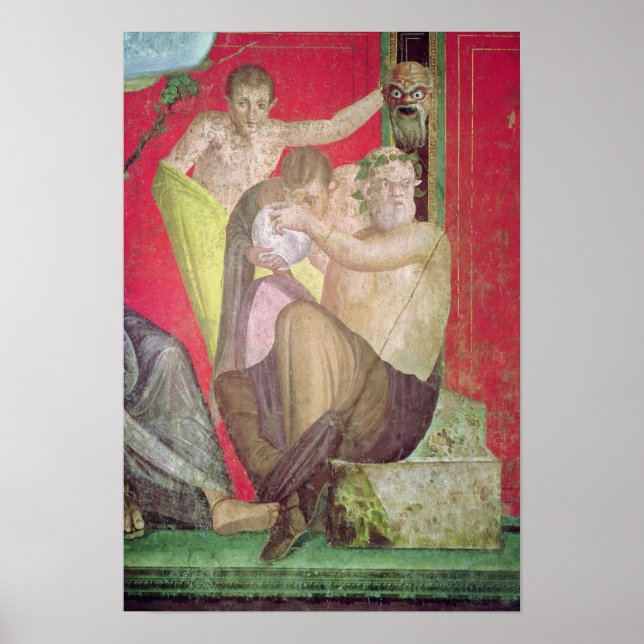Poster Silenus et le jeune Satyr, mur Est (Devant)