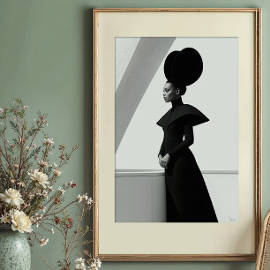 Poster Silhouette Architecturale : Avant-Garde Monochrome