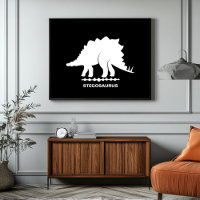 Silhouette de dinosaure Stégosaure