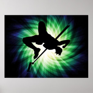 Poster Silhouette en hauteur ; Cool