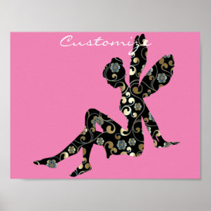 Poster Silhouette fée Thunder_Cove