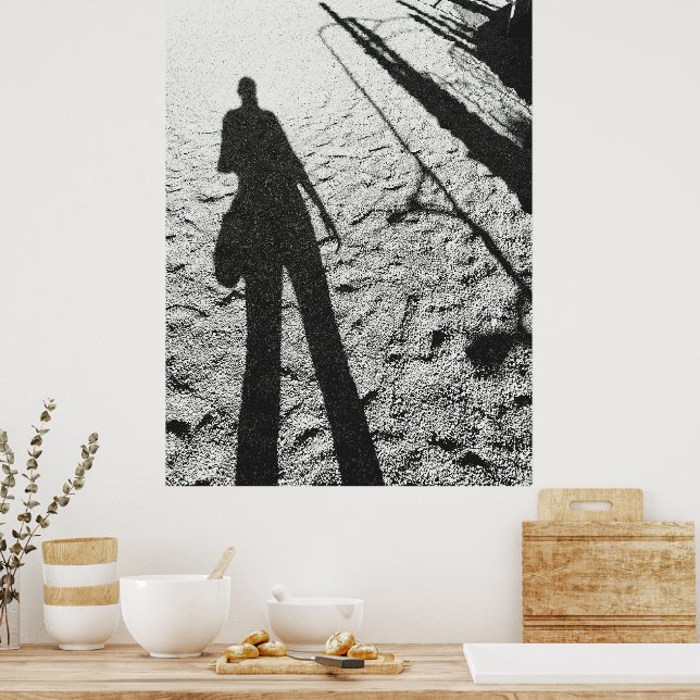 Poster Silhouette longue jambe (Cuisine)