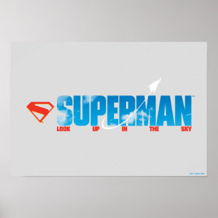 Poster Silhouette Superman Skybound
