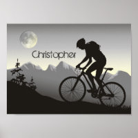 Silhouette VTT et Lune personnalisées
