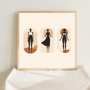 Poster Silhouettes Sacrées