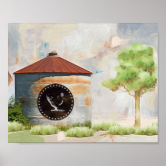 Poster Silo de grains par Tiffany Bohrer Imprimer
