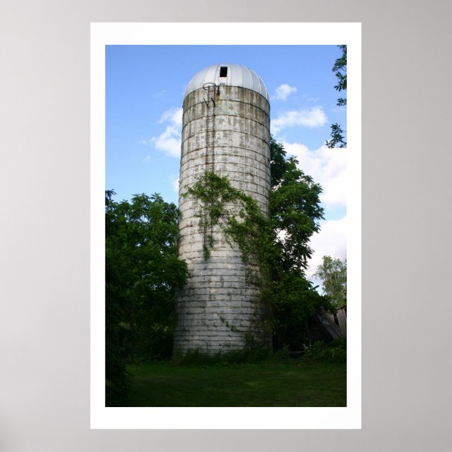 Poster Silo surcultivé (Devant)