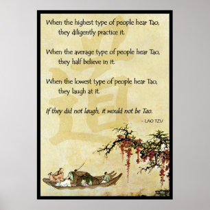 Poster S'ils ne riaient pas, ce ne serait pas Tao