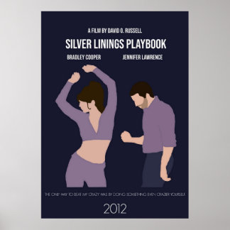 Poster Silver Linings Playbook Minimalist Movie