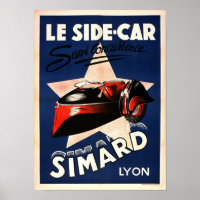 Simard Le Side Car Vintage Publicité française