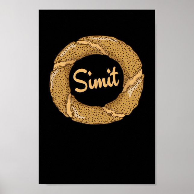 Poster Simit (türkischer Sesamring) (Devant)