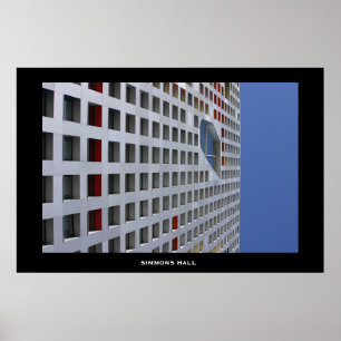 Poster Simmons Hall, campus du MIT